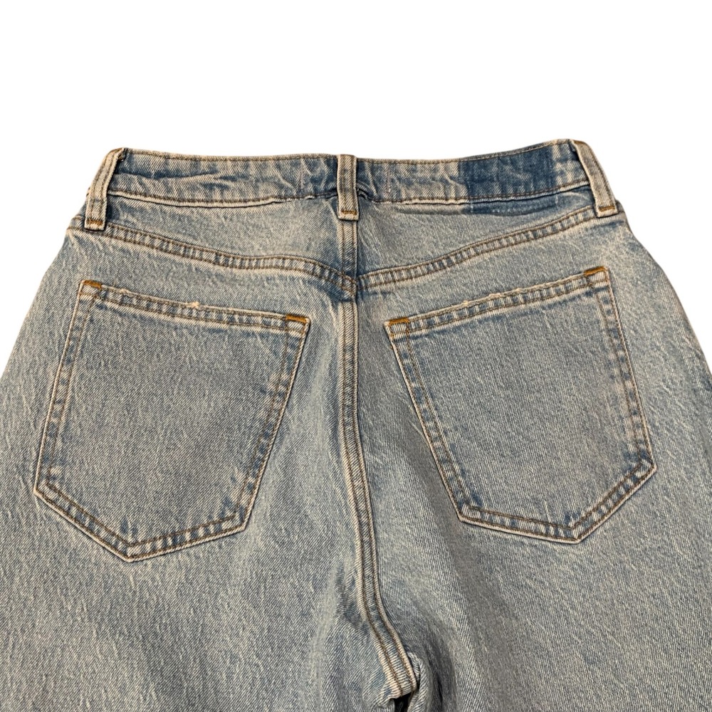 Abercrombie Curve Love 90s Relaxed Jeans Women's 27/4R High Rise Light Wash NEW - Picture 6 of 11